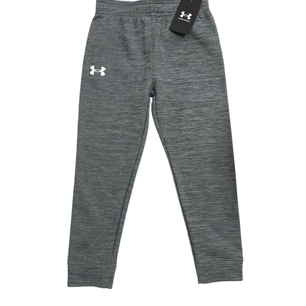 Under Armour Kids Gray Heather Joggers Boys Size 6 NWT